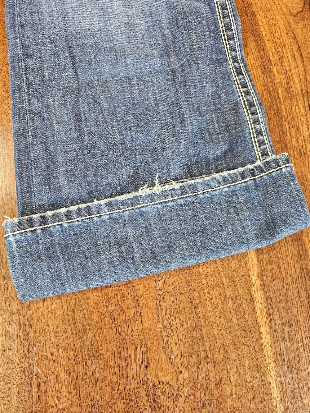 Vigoss Boot Cut Flare Jeans With Black Studded Gems Size 18 - Picture 9 of 9